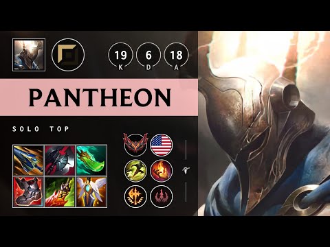 Pantheon Top vs Renekton - NA Grandmaster Patch 25.12