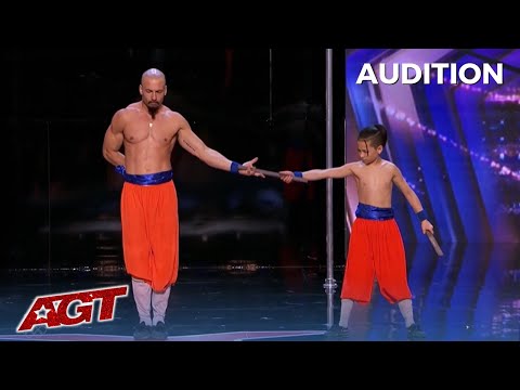 Temple London: Father Son Duo Make Simon Cowell Jealous on America's Got Talent!