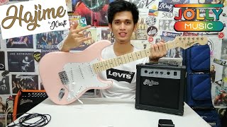 Hajime by JCraft ST-1 Starter Pack Guitar(Unboxing,Review and Demo)