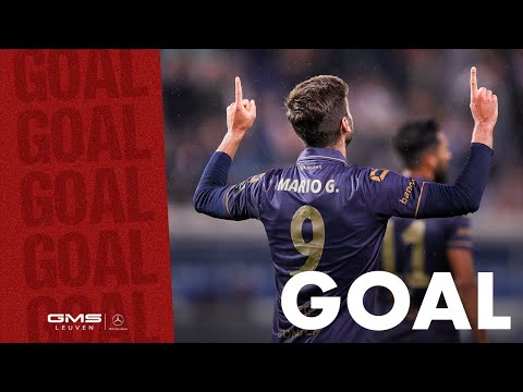 GOAL!  Mario González maakt de 3 - 2 tegen Sporting Charleroi