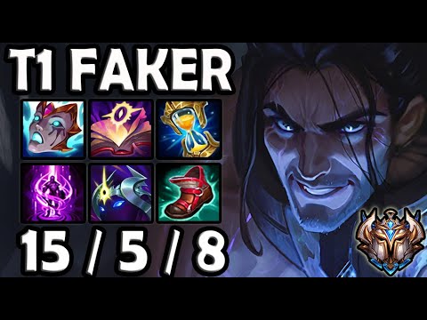 T1 Faker SYLAS MID vs IRELIA - Patch 10.25 Ranked Korea ✅