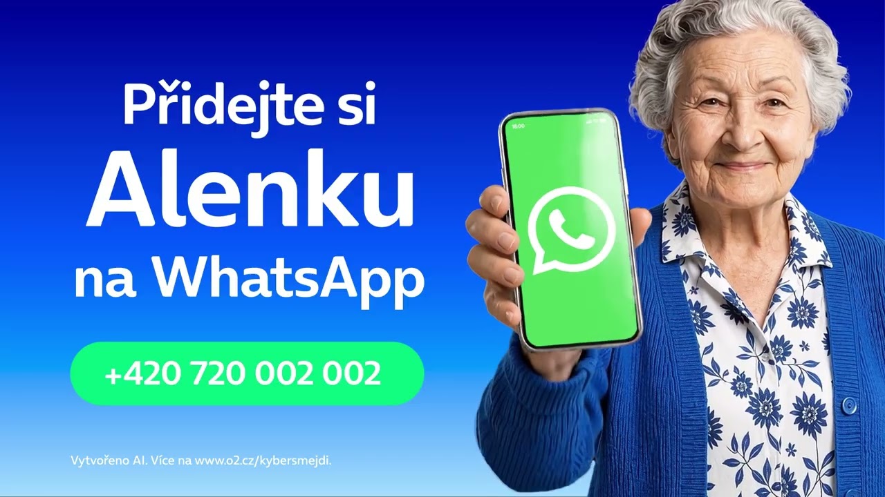 Babička Alenka je zpět! Teď odhaluje kyberšmejdy i na WhatsAppu