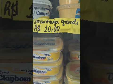 Manteiga grande por R$10 😱 Tá barato? #Shorts