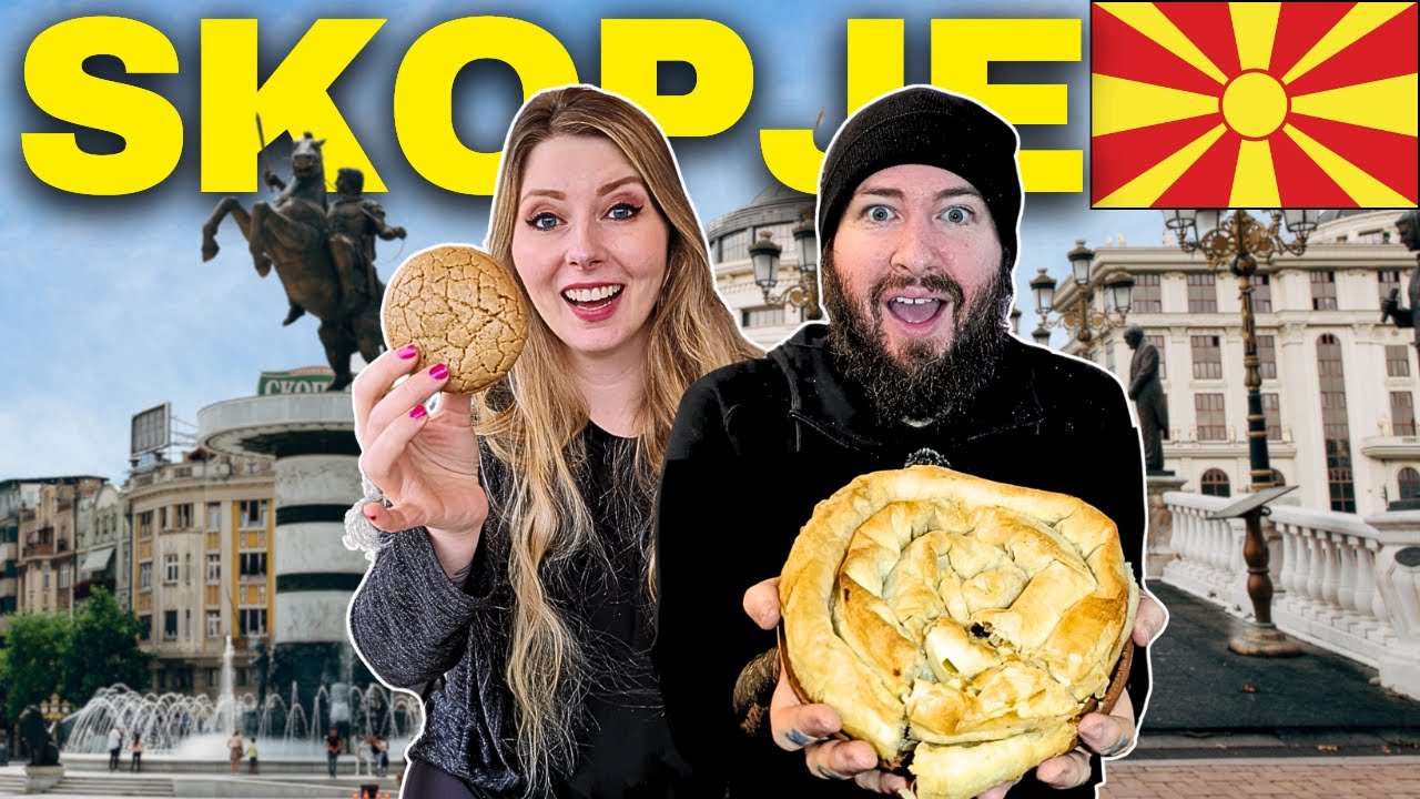 This is SKOPJE, NORTH MACEDONIA?! 🇲🇰 - MACEDONIAN FOOD in Europe's most UNUSUAL capital!