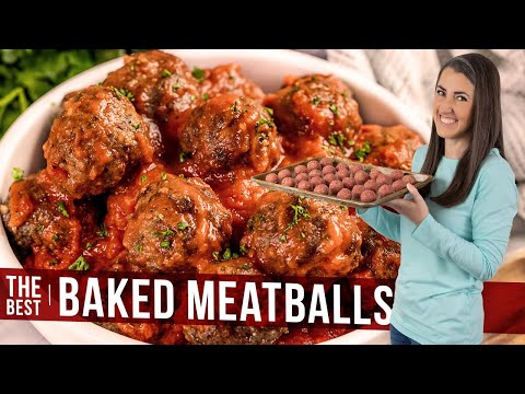 The Best Baked Meatballs