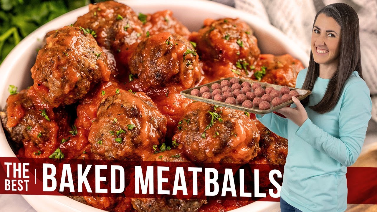 The Best Baked Meatballs