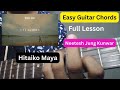Hitaiko Maya - Neetesh Jung Kunwar | Guitar Lesson | Easy Guitar Chords | Asga Music