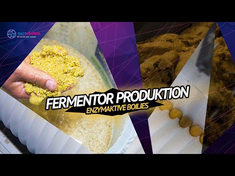 Fermentor Produktion | fermentiertes Maismehl | Kohlenhydratköder