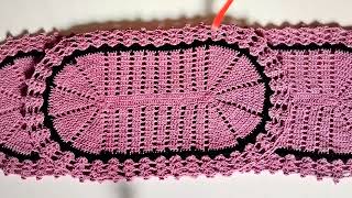 🎯 AQUI ESTÃO DOIS MODELOS DE PASSADEIRA CROCHÊ, PERFEITAMENTE: