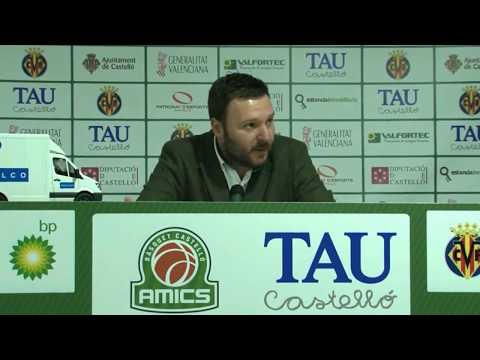 RP de Toni Ten tras el TAU Castelló - Sáenz Horeca Araberri