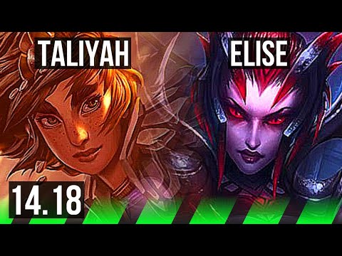 TALIYAH vs ELISE (JGL) | 66% winrate, Dominating | BR Master | 14.18
