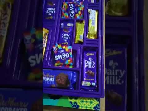 Kids vs Food! Cadbury Celebrations Unboxing , Giant Cadbury Dairy Milk Chocolate Box #shorts
