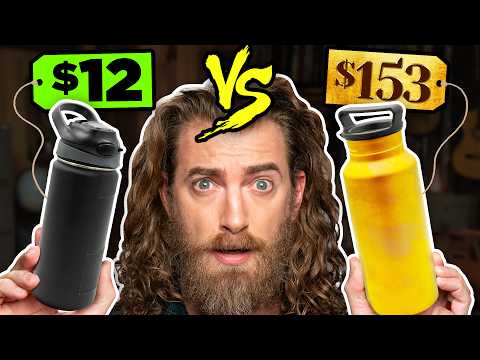 $12 vs. $153 Water Bottle Test