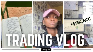TraderVlog 3 : $25K ACCS Profitable Week Trading NAS100 did I switch 2 FUTURES Navigating life hurds