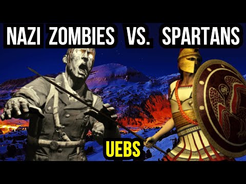Ultimate Epic Battle Simulator - Nazi Zombies VS. Spartans