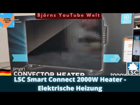 LSC Smart Connect 2000W Heater - Electric Heater - Unboxing and Setup