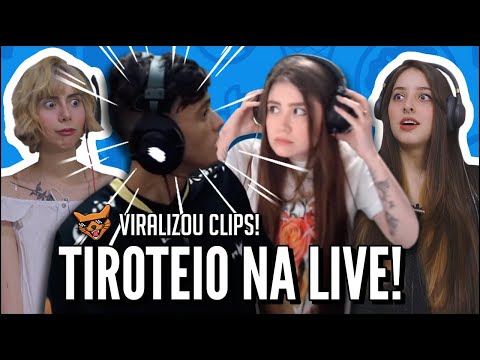 JOVENS REAGEM A TIROTEIO NO MEIO DA LIVE - CLIPES ENGRAÇADOS - VIRALIZOU CLIPS