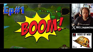 Hogs of War: Episode 1. LET THE WAR COMMENCE!