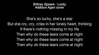 Addison Agen - Lucky Lyrics ( The Voice 2017 )