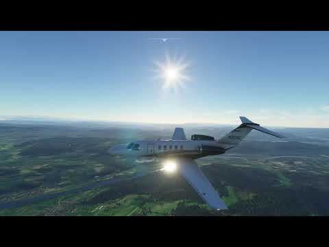 [MSFS2020] Cessna Citation CJ4 | Landing at Zurich Kloten Airport