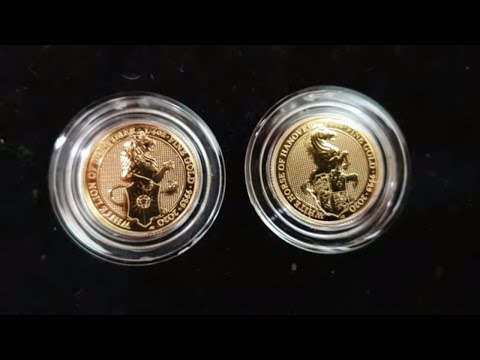 The 2020 Queens Beasts 1/4oz gold coins are here!