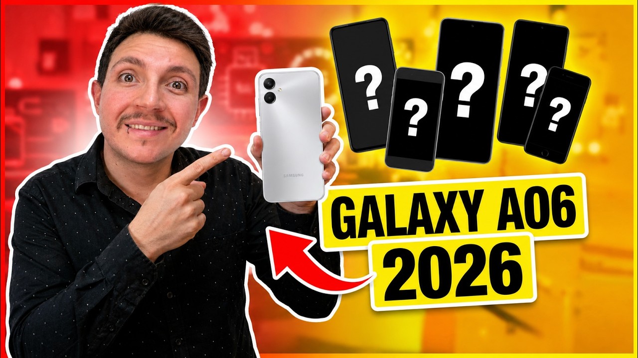 Miniatura da avaliação em vídeo de Smartphone Samsung Galaxy A06 128 GB 4 GB RAM