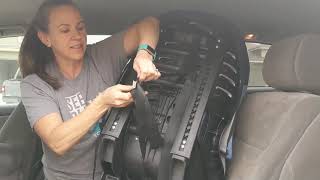 How to adjust harness straps on Evenflo Sonus - buckle them up the right way! #EndTheStreakTX