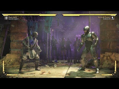 Noob Saibot vs RoboCop (Hardest AI) - MORTAL KOMBAT 11