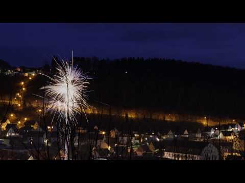 Feuerwerk Albstadt Onstmettingen 29.12.2015