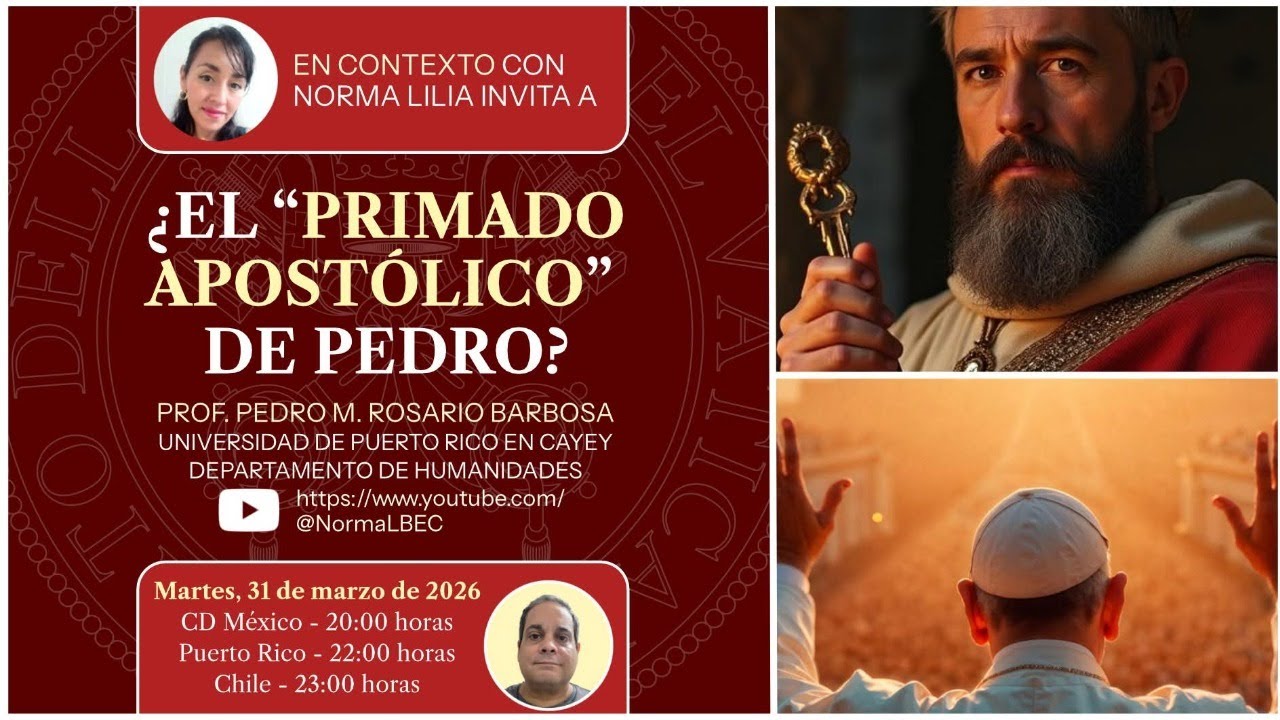 📌 La sucesión PAPAL al DESCUBIERTO, prof. Pedro Rosario Barbosa