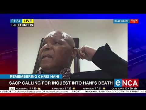 SACP calling for inquest into Hani's death