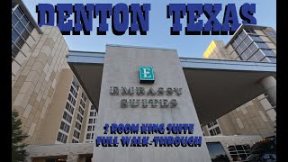 Ultimate Stay at Embassy Suites Denton Texas | Full Hotel Walk-through 🏨
