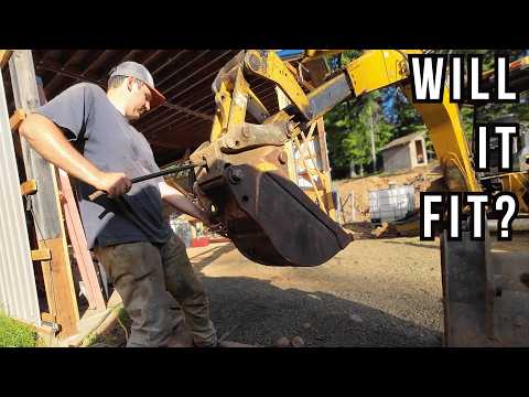 Buying a $300 Trenching Bucket for Our CAT Backhoe.  Will it Fit?