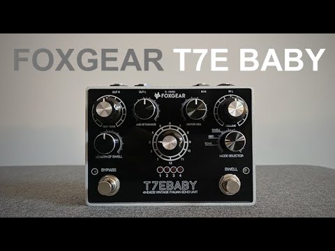 Foxgear T7E Baby, 4 head Italian vintage stereo delay image 10