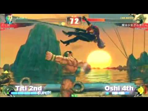 SF4:Dashio (Vi) vs Mahoshojo Zangitan (Za) - Adachi 5on5 Exhibition - 10-01-2010