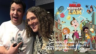 Brock Powell working on Milo Murphy's Law video