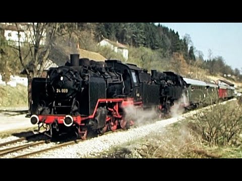Dampf im Südwesten  -1976 - Teil 12  Fahrt mit der 24 009 und der 64 289