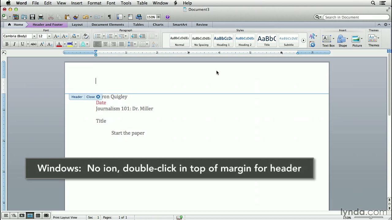 Teaching Tutorial - Creating assignment templates in Microsoft Office