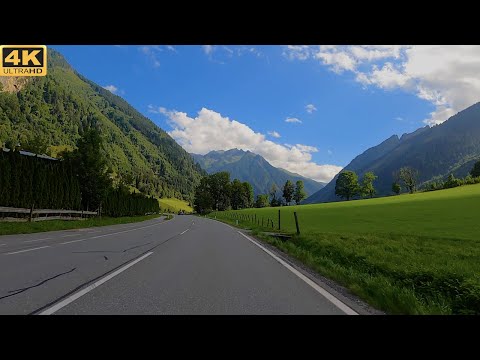 4K Scenic Drive in Austria