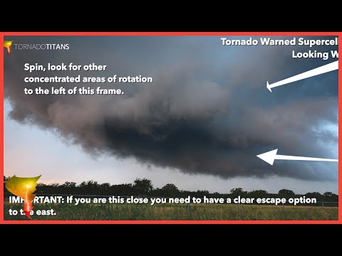 Two views of a tornado warned supercell and what we can learn from them | A storm anatomy guide