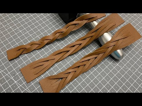Leather Mystery Braid Cuff, Making a Magic Braid...