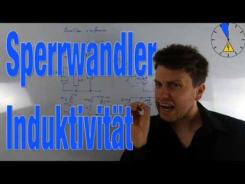 Sperrwandler Stromverlauf Induktivität (Achtung Fehler: Uin = L *dI/dt) Fly Back Converter