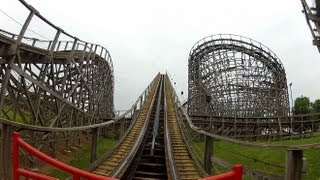 preview picture of video 'Hersheypark Wildcat POV HD Roller Coaster Front Seat On Ride GoPro Video GCI Wooden'
