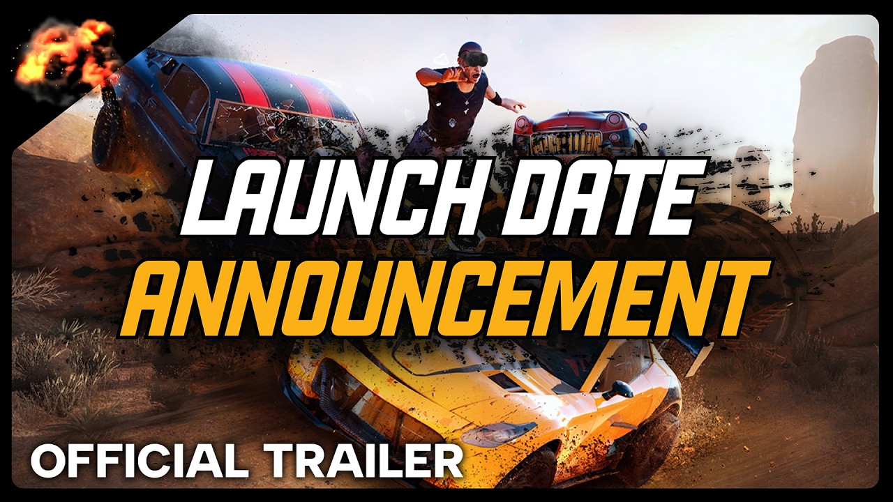 FlatOut 4 Total Insanity VR gameplay showing destructive racing in first person