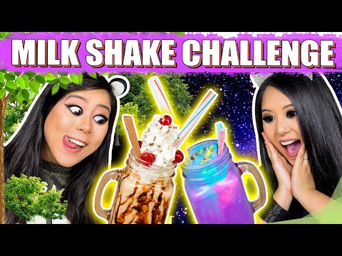 MILK SHAKE CHALLENGE! - Desafio delicioso | Blog das irmãs Video