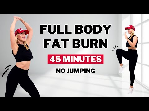 🔥45 MIN SWEATY HIIT🔥FULL BODY FAT BURN🔥All Standing🔥No Jumping🔥No Repeat🔥#weightlosschallenge