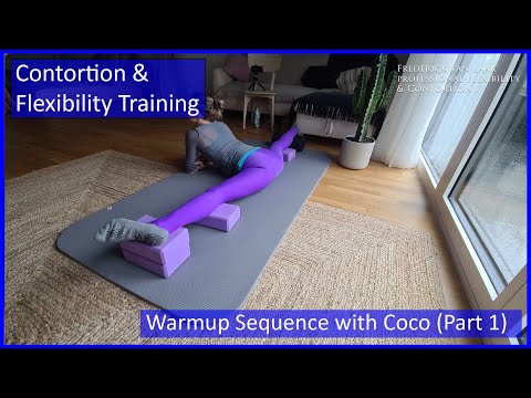 Contortion Training by Flexyart 185 Warmup Coco 1:   - Also for Yoga, Poledance, Ballet, Dance