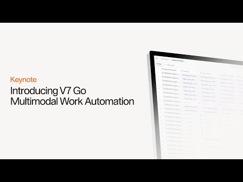 Introducing V7 Go: Multimodal Work Automation for the GenAI Era