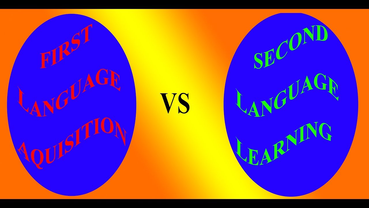 The comparision between first language acqusition and second language learning