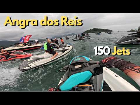 Rolezada com 150 Jet Skis em Angra! 🚤🔥